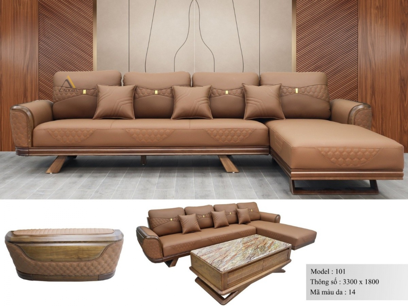 Sofa gỗ tại Tây Ninh