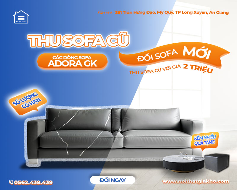 Thu sofa cũ đổi sofa mới tại An Giang
