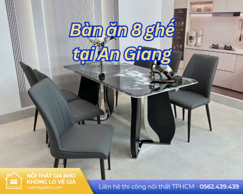 Bàn ăn 8 ghế tại An Giang