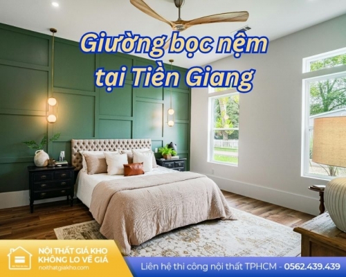 Giường bọc nệm tại Tiền Giang