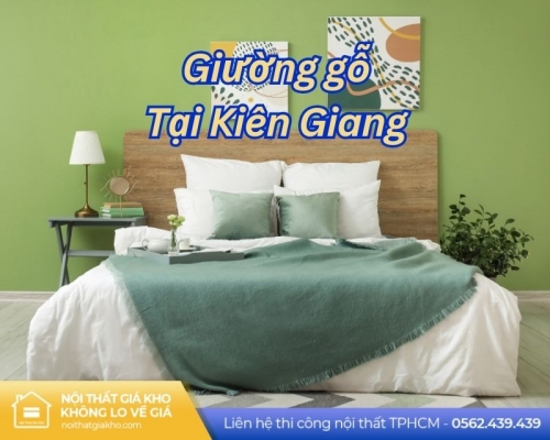 Giường gỗ tại Kiên Giang