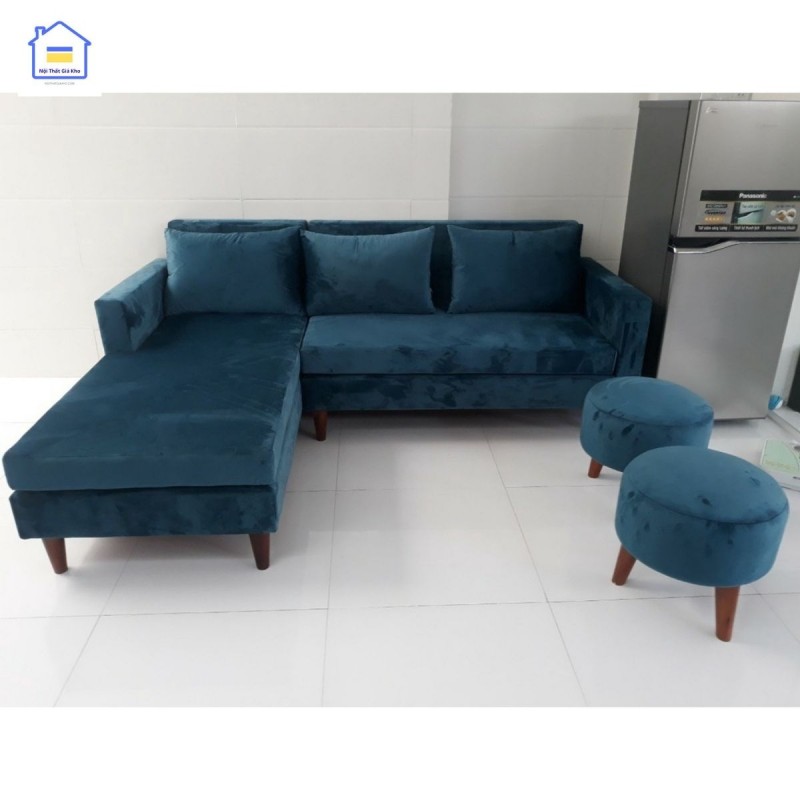 Sofa góc chữ L cho phòng khách 2mx1m6