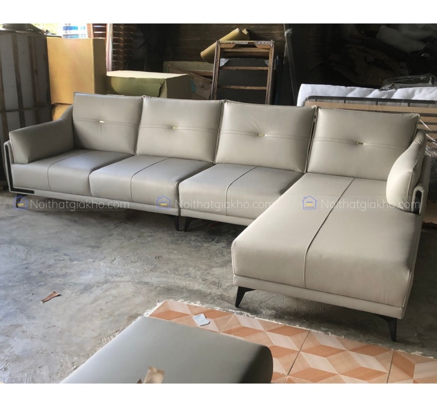 Sofa góc L đẹp hiện đại GK30