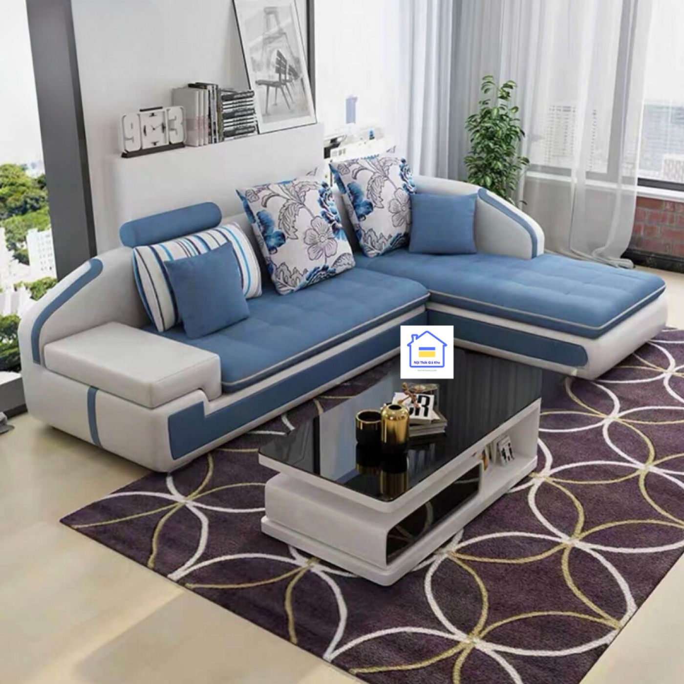 Sofa vải góc L Adora