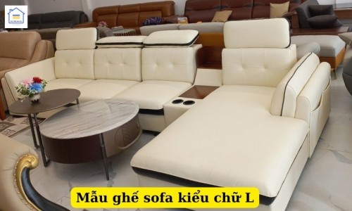 Mẫu ghế sofa kiểu chữ L