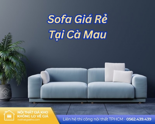 Mua sofa giá rẻ tại Cà Mau