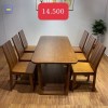 Bộ bàn ăn 6 ghế gỗ sồi cao cấp BAGS21