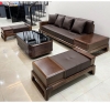Bộ ghế sofa gỗ sồi phòng khách cao cấp SG09