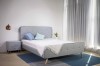 Giường ngủ hiện đại bọc vải Scandinavian Adora