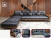 Sofa chữ L gỗ sồi Nga cao cấp NTVT009