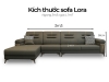 Sofa góc L Adora Lora