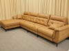 Sofa góc L da bò chỉnh điện Adora XA11