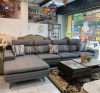 Sofa góc L Adora vải công nghệ mới NTVT003
