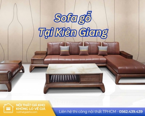 Sofa gỗ tại Kiên Giang