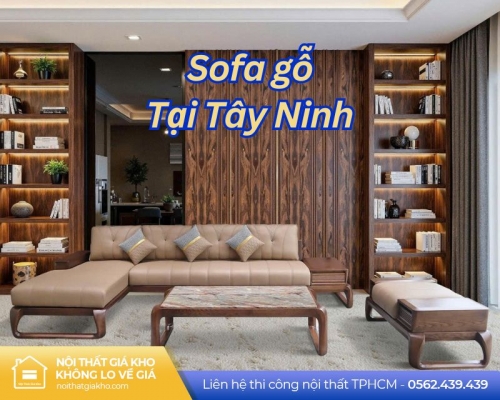Sofa gỗ tại Tây Ninh