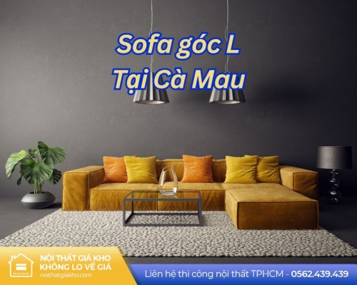 Sofa góc L tại Cà Mau