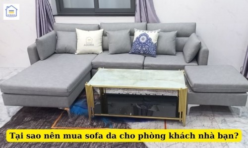 Tại sao nên mua sofa da cho phòng khách nhà bạn?