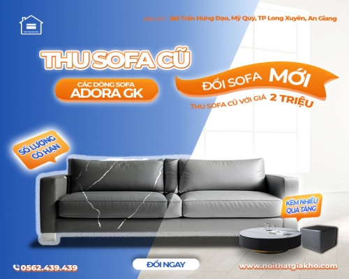 Thu sofa cũ đổi sofa mới tại An Giang