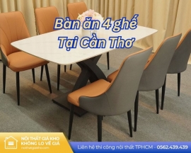 Bàn ăn 4 ghế tại Cần Thơ