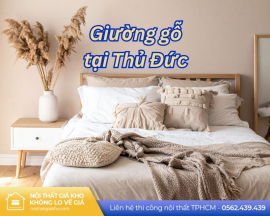 Giường gỗ tại Thủ Đức