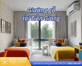 Giường gỗ tại Tiền Giang