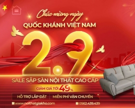 Mua nội thất rẻ nhận ngay quà tặng dịp lễ 2/9