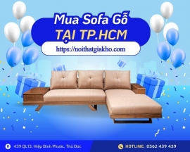 Mua sofa gỗ tại TPHCM