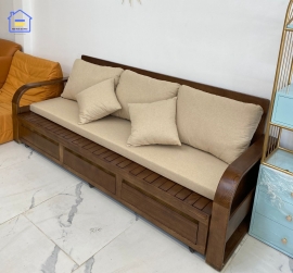 Sofa gỗ sồi thông minh cao cấp NTMT002