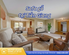Sofa gỗ tại Tiền Giang