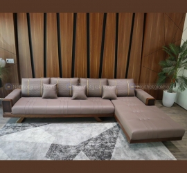 Sofa góc chữ L gỗ sồi Adora giá rẻ
