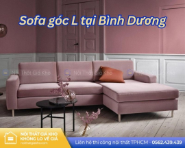 Sofa góc L tại Bình Dương