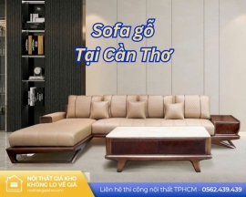 Sofa gỗ tại Cần Thơ