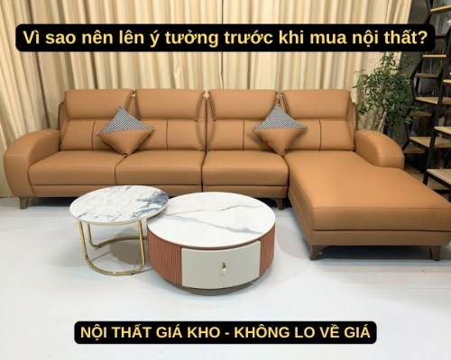 Vì sao nên lên ý tưởng trước khi mua nội thất?