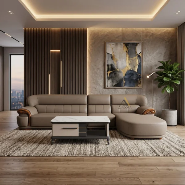 Sofa nhập khẩu gỗ mun AT01
