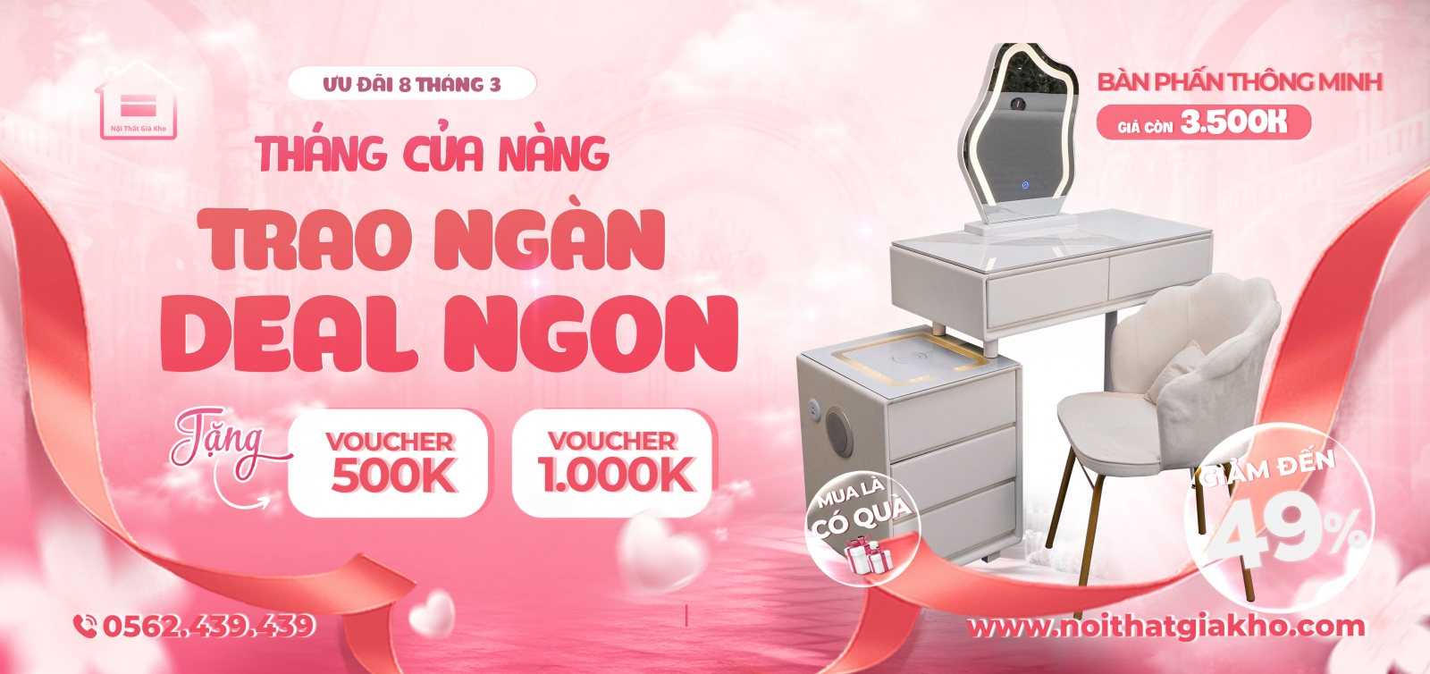 8/3 Ngày của nàng - Hàng ngày ưu đãi