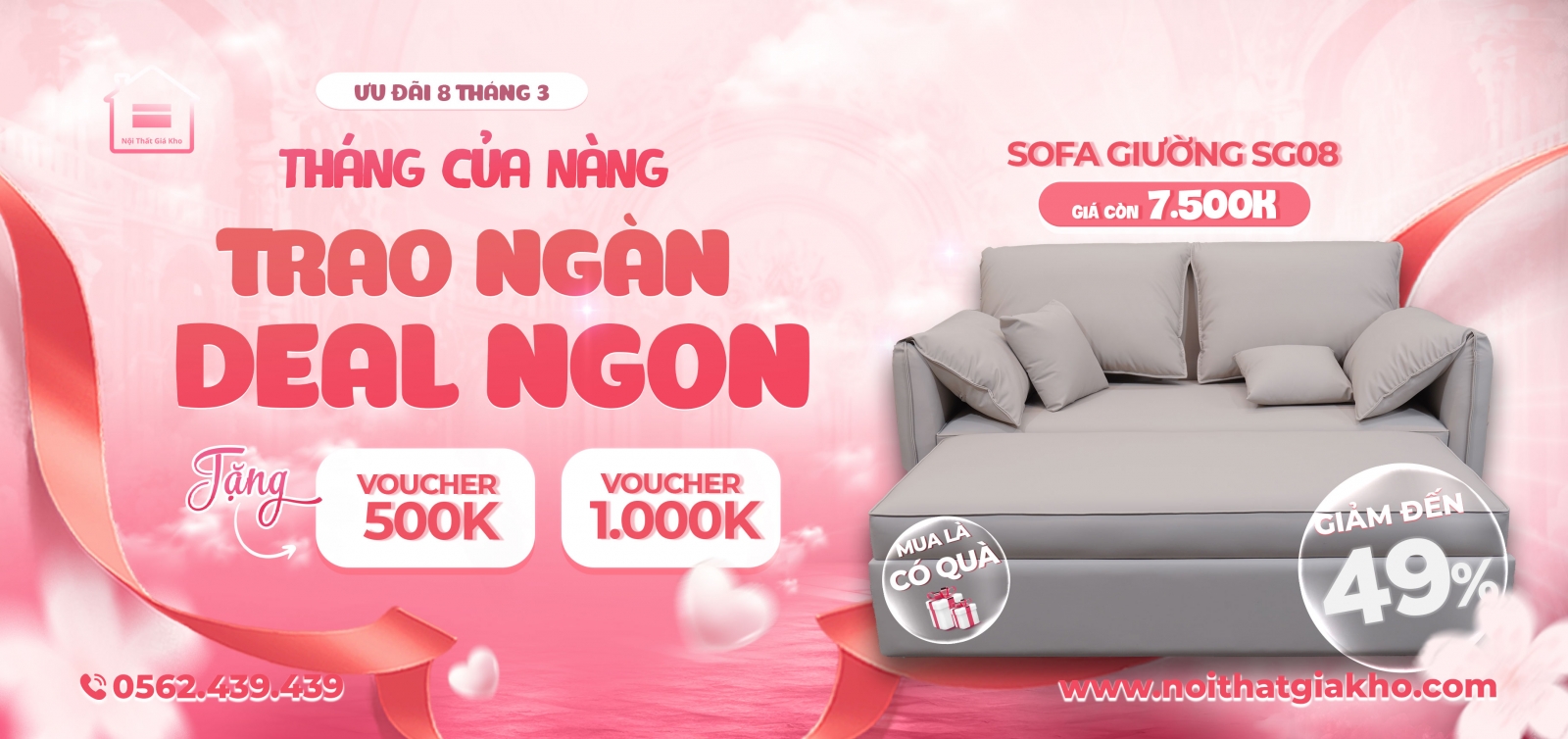 8/3 Ngày của nàng - Hàng ngày ưu đãi
