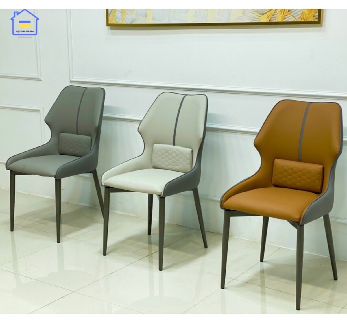 Bàn ăn đá ngọc bạch kèm ghế Veno