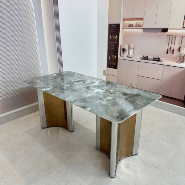 Bàn ăn mặt đá Adora K22