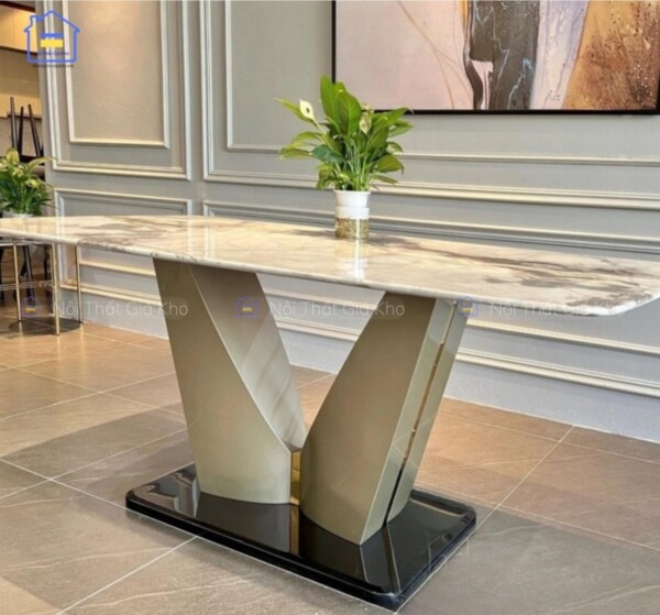 Bàn ăn mặt đá cao cấp nhập khẩu