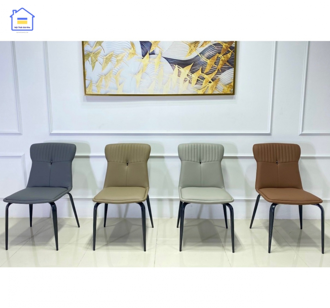 Bàn ăn mặt đá Ceramic kèm 6 ghế Ducan
