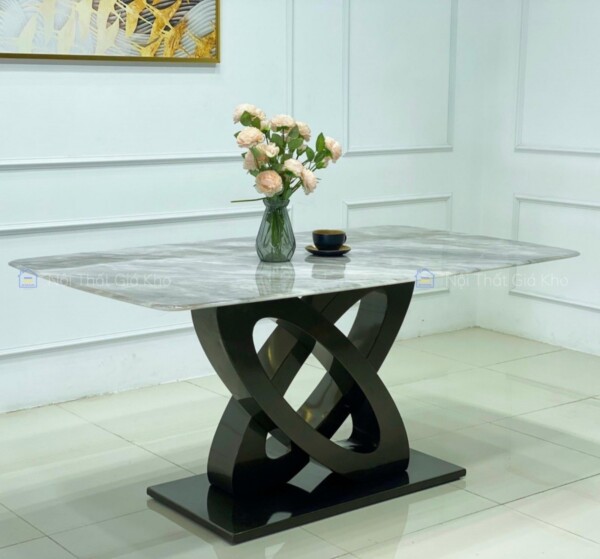 Bàn ăn mặt đá chân Butterfly