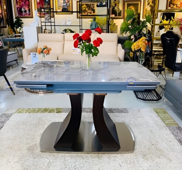 Bàn ăn thông minh chân gỗ