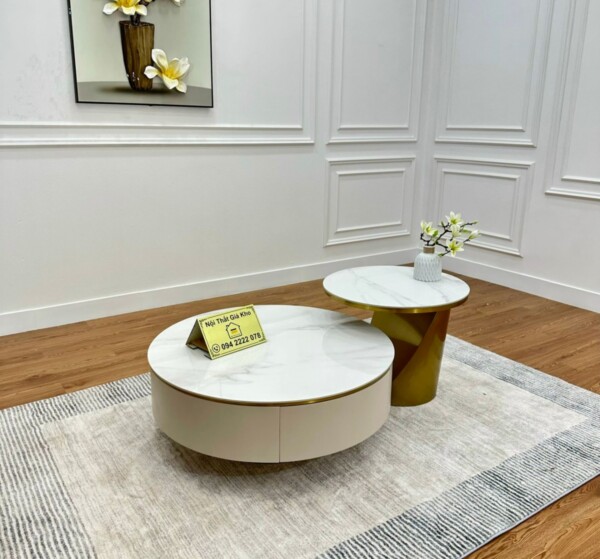 Bàn sofa hai mặt đá GK43