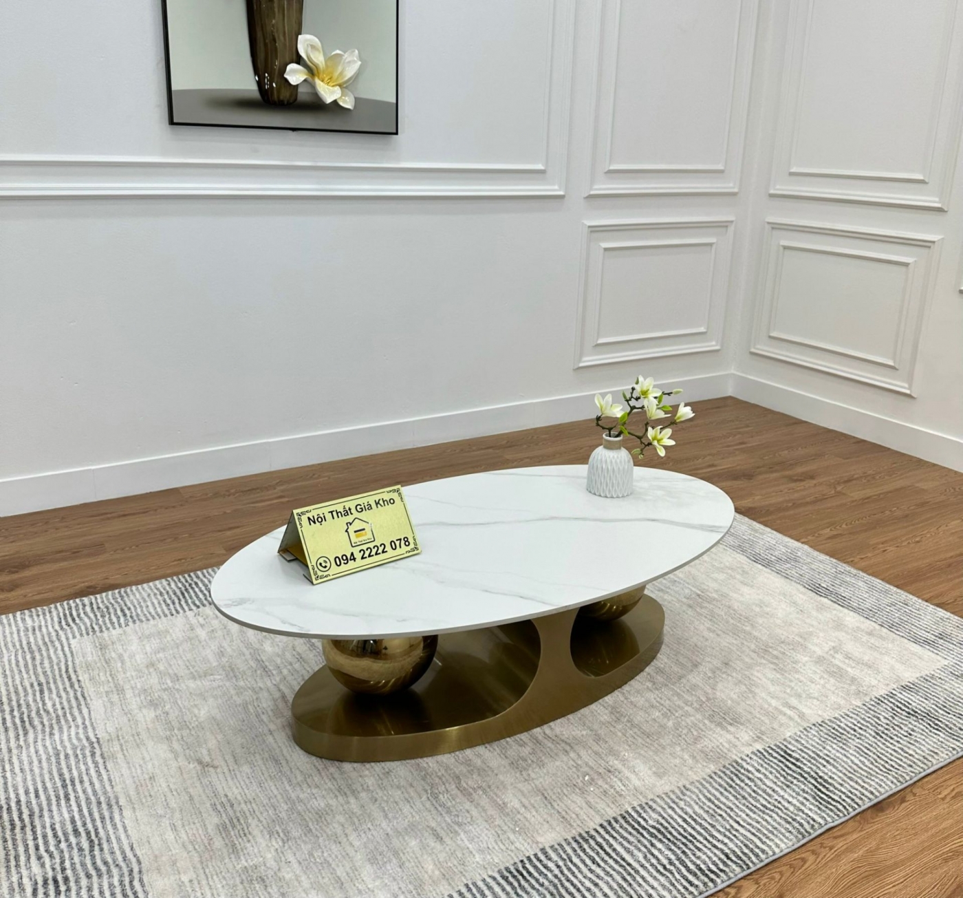 Bàn sofa mặt đá cao cấp GK42
