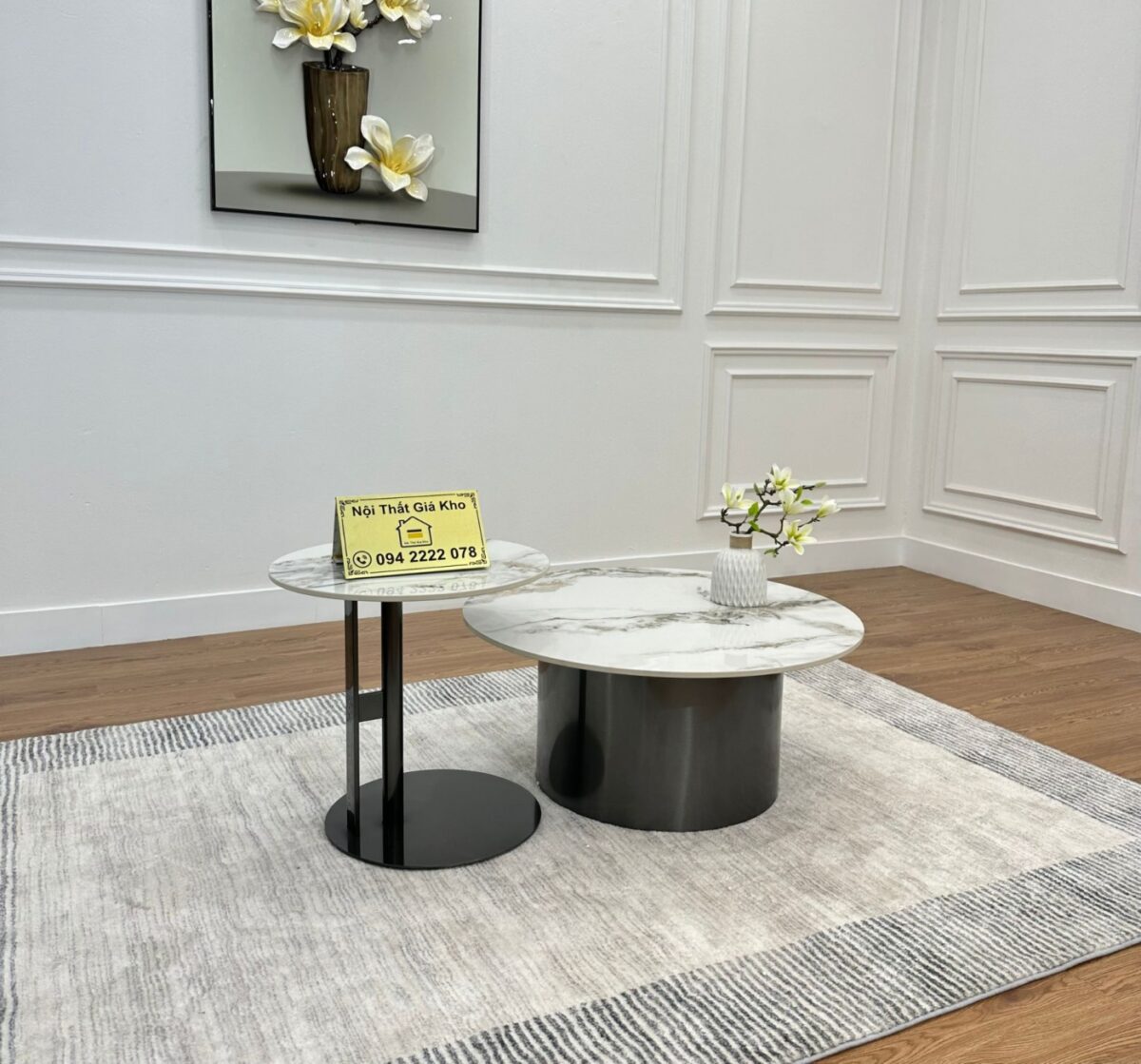 Bàn sofa mặt đá GK37