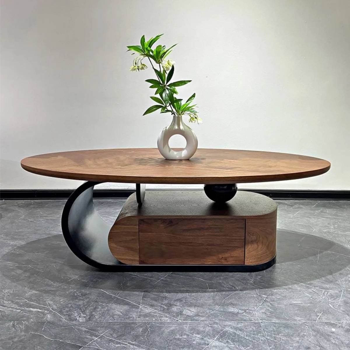 Bàn sofa mặt gỗ BT11