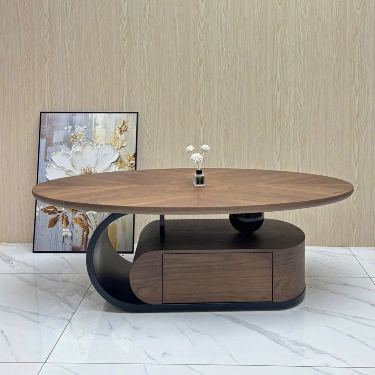 Bàn sofa mặt gỗ BT11