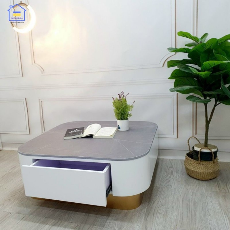 Bàn sofa thông minh hộc kéo GK34