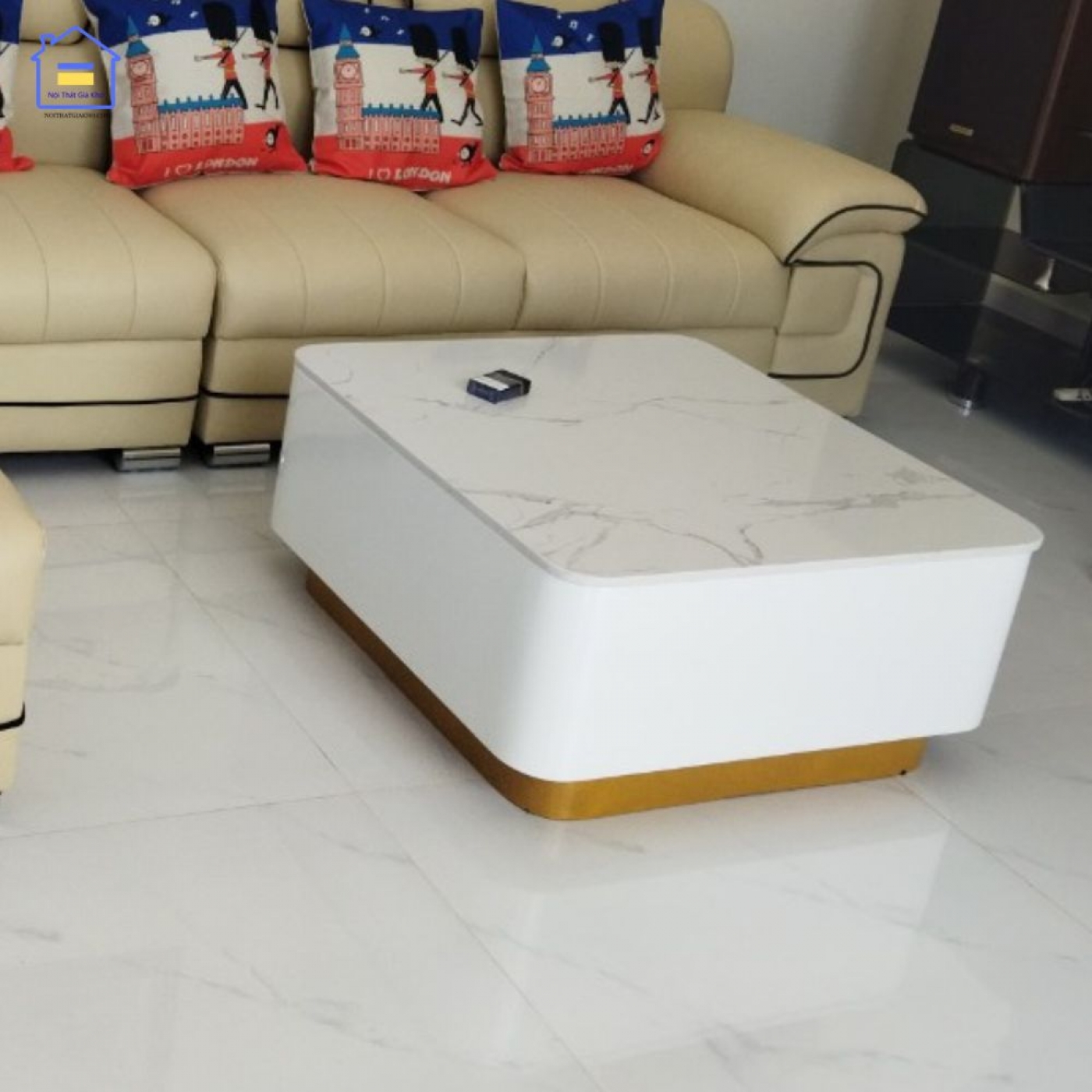 Bàn sofa thông minh hộc kéo GK34