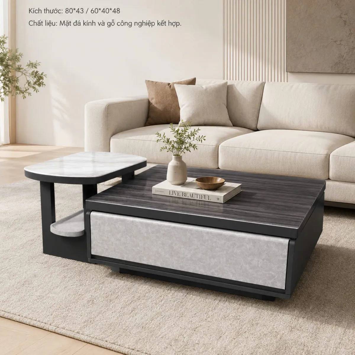 Bàn trà nhập khẩu BT01